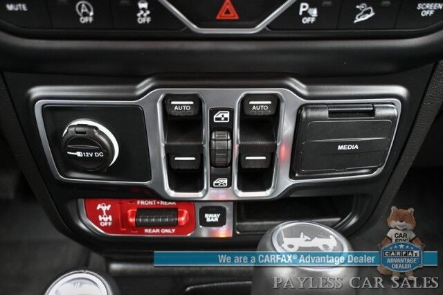 2019 Jeep Wrangler Unlimited Rubicon / 4X4 / eTorque / Hard Top / Cold Weather & Active Safety Group / Auto Start / Heated Leather Seats / Heated Steering Wheel / Blind Spot Alert / Apple CarPlay & Android Auto / Back Up Camera / Tow Pkg Anchorage AK