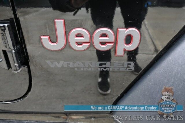 2019 Jeep Wrangler Unlimited Rubicon / 4X4 / eTorque / Hard Top / Cold Weather & Active Safety Group / Auto Start / Heated Leather Seats / Heated Steering Wheel / Blind Spot Alert / Apple CarPlay & Android Auto / Back Up Camera / Tow Pkg Anchorage AK