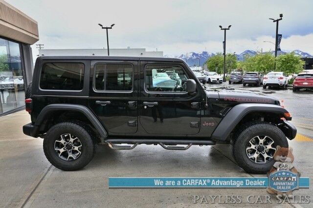2019 Jeep Wrangler Unlimited Rubicon / 4X4 / eTorque / Hard Top / Cold Weather & Active Safety Group / Auto Start / Heated Leather Seats / Heated Steering Wheel / Blind Spot Alert / Apple CarPlay & Android Auto / Back Up Camera / Tow Pkg Anchorage AK