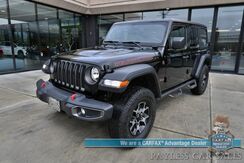 2019_Jeep_Wrangler Unlimited_Rubicon / 4X4 / eTorque / Hard Top / Cold Weather & Active Safety Group / Auto Start / Heated Leather Seats / Heated Steering Wheel / Blind Spot Alert / Apple CarPlay & Android Auto / Back Up Camera / Tow Pkg_ Anchorage AK
