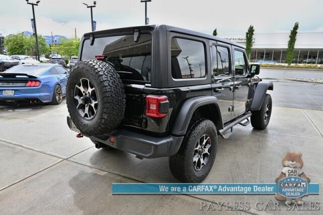 2019 Jeep Wrangler Unlimited Rubicon / 4X4 / eTorque / Hard Top / Cold Weather & Active Safety Group / Auto Start / Heated Leather Seats / Heated Steering Wheel / Blind Spot Alert / Apple CarPlay & Android Auto / Back Up Camera / Tow Pkg Anchorage AK