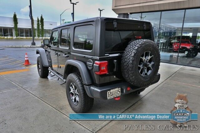 2019 Jeep Wrangler Unlimited Rubicon / 4X4 / eTorque / Hard Top / Cold Weather & Active Safety Group / Auto Start / Heated Leather Seats / Heated Steering Wheel / Blind Spot Alert / Apple CarPlay & Android Auto / Back Up Camera / Tow Pkg Anchorage AK