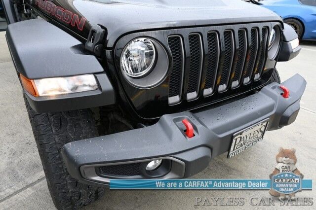2019 Jeep Wrangler Unlimited Rubicon / 4X4 / eTorque / Hard Top / Cold Weather & Active Safety Group / Auto Start / Heated Leather Seats / Heated Steering Wheel / Blind Spot Alert / Apple CarPlay & Android Auto / Back Up Camera / Tow Pkg Anchorage AK