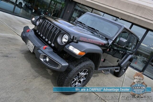 2019 Jeep Wrangler Unlimited Rubicon / 4X4 / eTorque / Hard Top / Cold Weather & Active Safety Group / Auto Start / Heated Leather Seats / Heated Steering Wheel / Blind Spot Alert / Apple CarPlay & Android Auto / Back Up Camera / Tow Pkg Anchorage AK