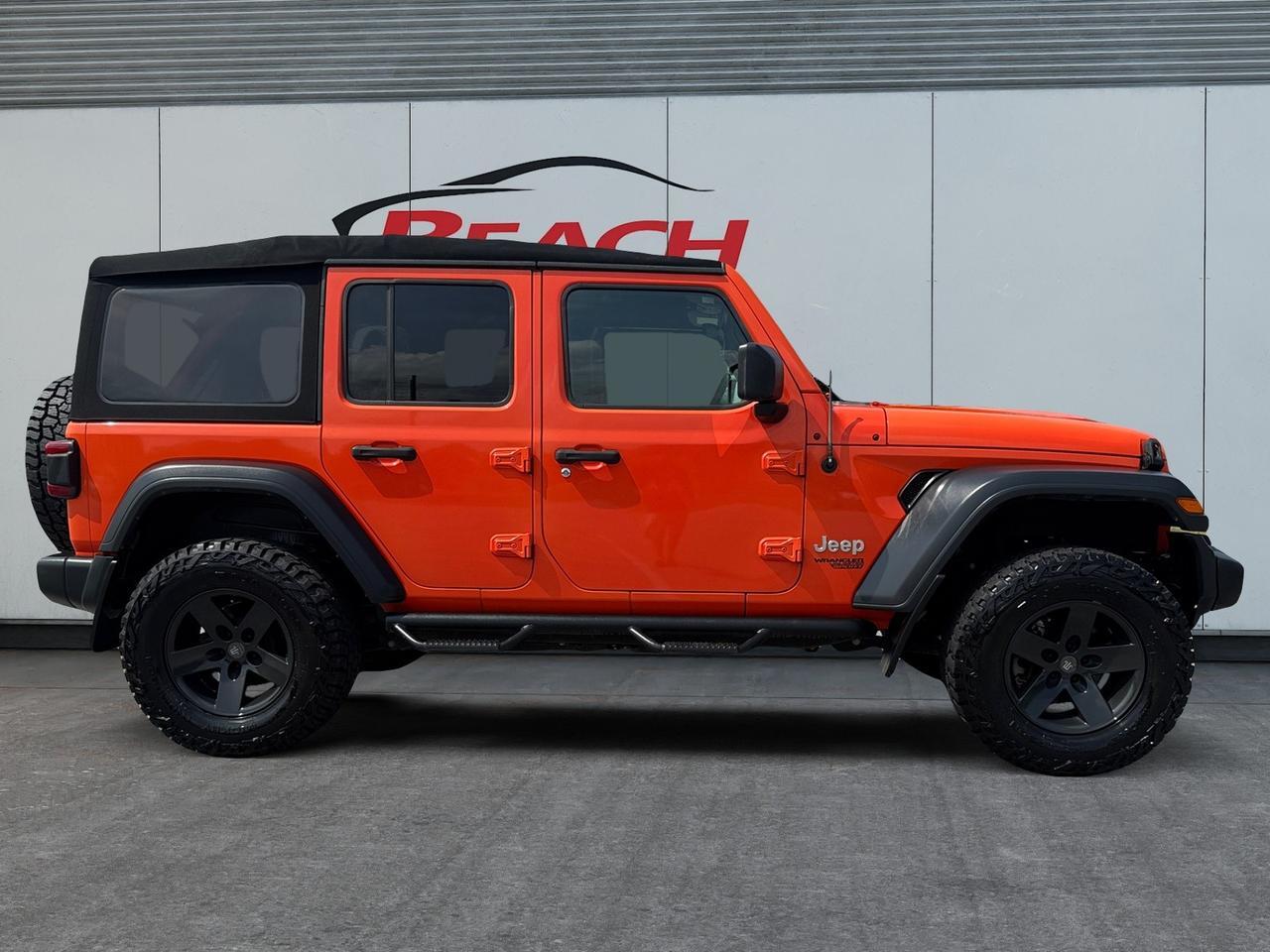 2019 Jeep Wrangler Unlimited SPORT S, 4X4, SOFT TOP, NAVIGATION, BLUETOOTH, RUNNING BOARDS, TOW PACKAGE, KEYLESS ENTRY & START, CLEAN CARFAX, THIS JEEP IS READY FOR ITS NEXT ADVENTURE- ARE YOU? Norfolk VA