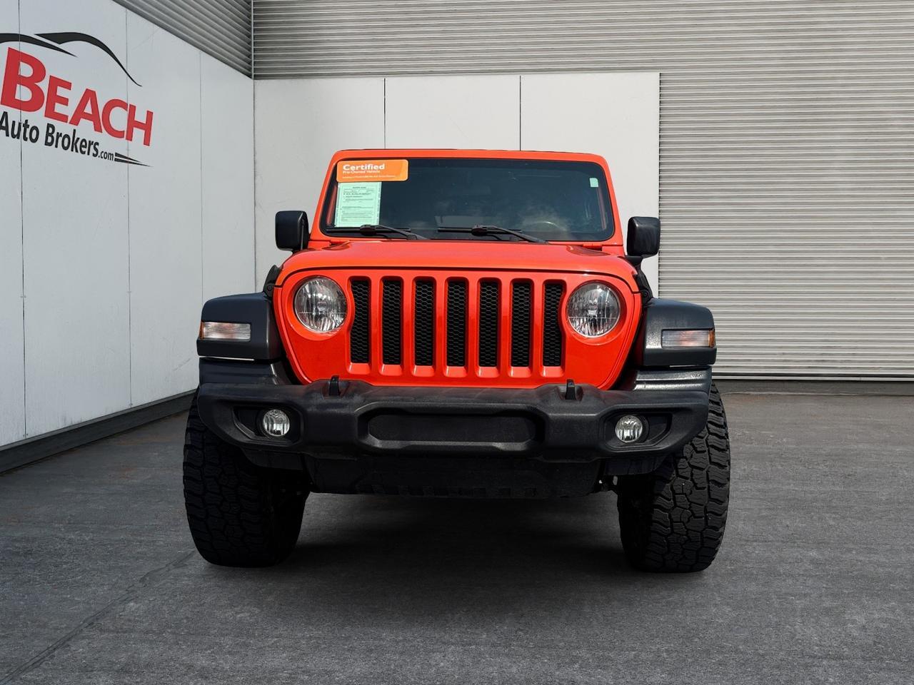 2019 Jeep Wrangler Unlimited SPORT S, 4X4, SOFT TOP, NAVIGATION, BLUETOOTH, RUNNING BOARDS, TOW PACKAGE, KEYLESS ENTRY & START, CLEAN CARFAX, THIS JEEP IS READY FOR ITS NEXT ADVENTURE- ARE YOU? Norfolk VA