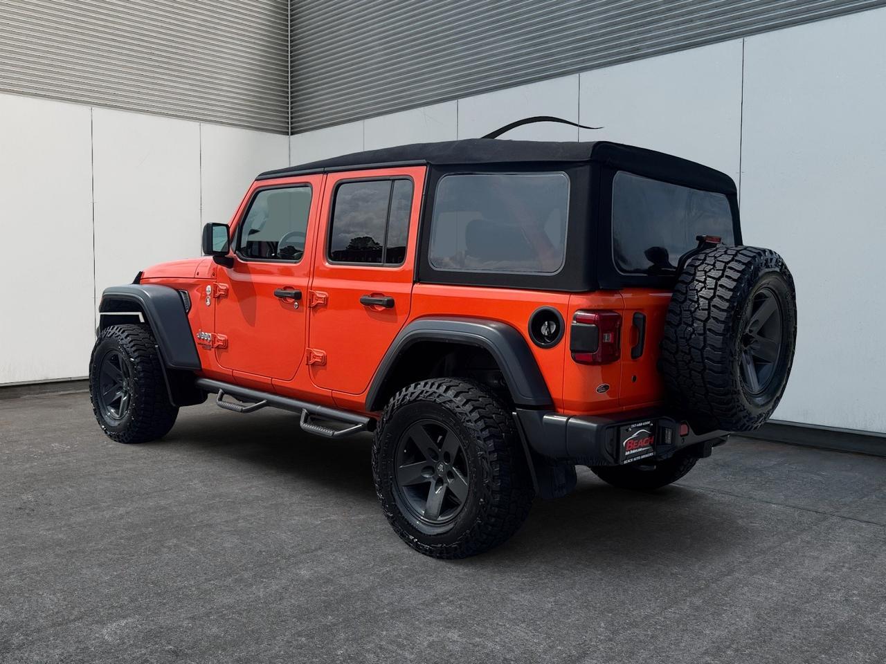 2019 Jeep Wrangler Unlimited SPORT S, 4X4, SOFT TOP, NAVIGATION, BLUETOOTH, RUNNING BOARDS, TOW PACKAGE, KEYLESS ENTRY & START, CLEAN CARFAX, THIS JEEP IS READY FOR ITS NEXT ADVENTURE- ARE YOU? Norfolk VA