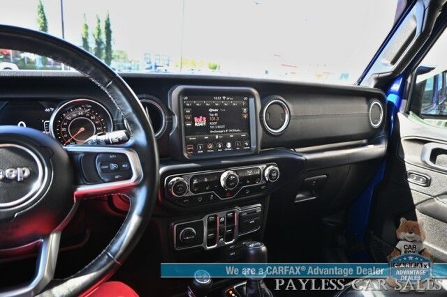2019 Jeep Wrangler Unlimited Sahara / 4X4 / Cold Weather Pkg / Auto Start / Heated Leather Seats / Heated Steering / NAV / Alpine Speakers / Apple CarPlay & Android Auto / 3 Piece Hard Top / Fox Lift Kit & Fuel Wheels / Tow Pkg / Only 45k Miles Anchorage AK