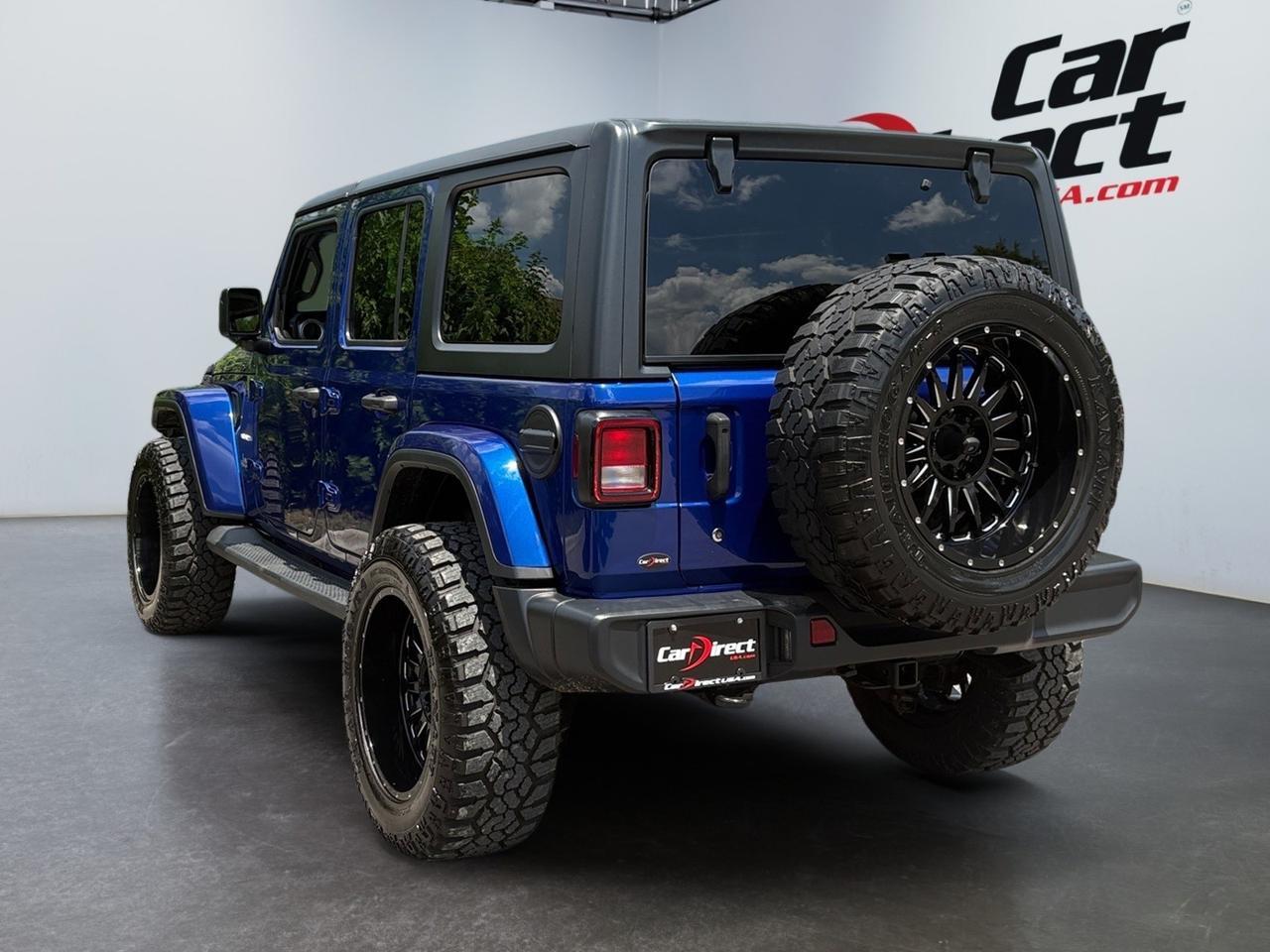 2019 Jeep Wrangler Unlimited Sahara, LIFTED, RUNNING BOARDS, FENDER FLARES, TOW PACKAGE, BACKUP CAMERA, PARKING SENSORS, CUSTOM BALLISTIC OFF ROAD WHEELS, APPLE CARPLAY/ANDROID AUTO, RC WINCH, ONLY 62 MILES, CLEAN CARFAX, THIS JEEP IS READY TO WRANGLE THE RIDE! Virginia Beach VA