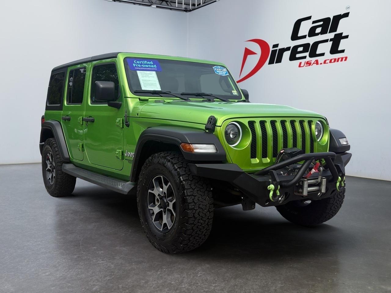 2019 Jeep Wrangler Unlimited Sport Altitude, RUNNING BOARDS, BACKUP CAMERA WITH PARKING SENSORS, REMOTE KEYLESS ENTRY, BLUETOOTH, TOW PACKAGE, GO GREEN THIS SUMMER IN A JEEP! Virginia Beach VA