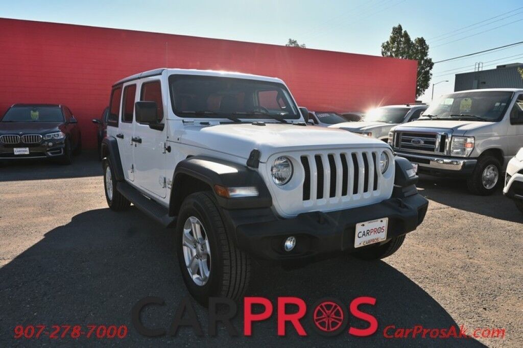 2019 Jeep Wrangler Unlimited Sport S - 4X4 - Technology & Convenience Group - Hard Top - Auto Start - Heated Cloth Seats - Heated Steering Wheel - Cruise Control - Apple CarPlay & Android Auto - Back Up Camera - Keyless Entry & Push To Start - Tow Pkg - Only 66K Miles