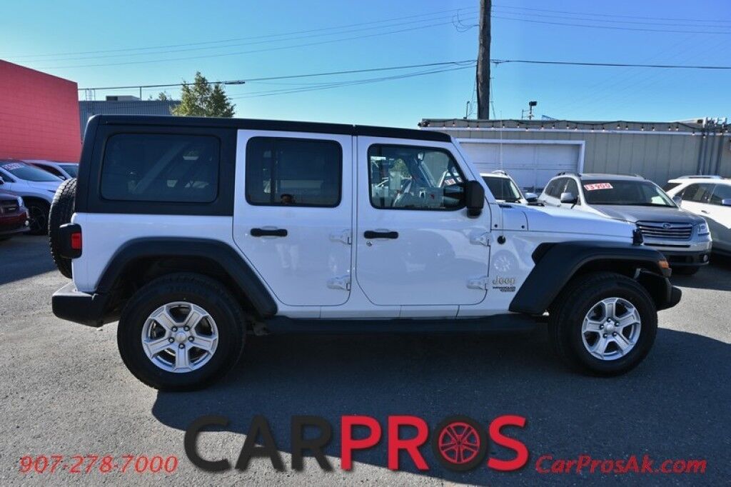 2019 Jeep Wrangler Unlimited Sport S - 4X4 - Technology & Convenience Group - Hard Top - Auto Start - Heated Cloth Seats - Heated Steering Wheel - Cruise Control - Apple CarPlay & Android Auto - Back Up Camera - Keyless Entry & Push To Start - Tow Pkg - Only 66K Miles Anchorage AK