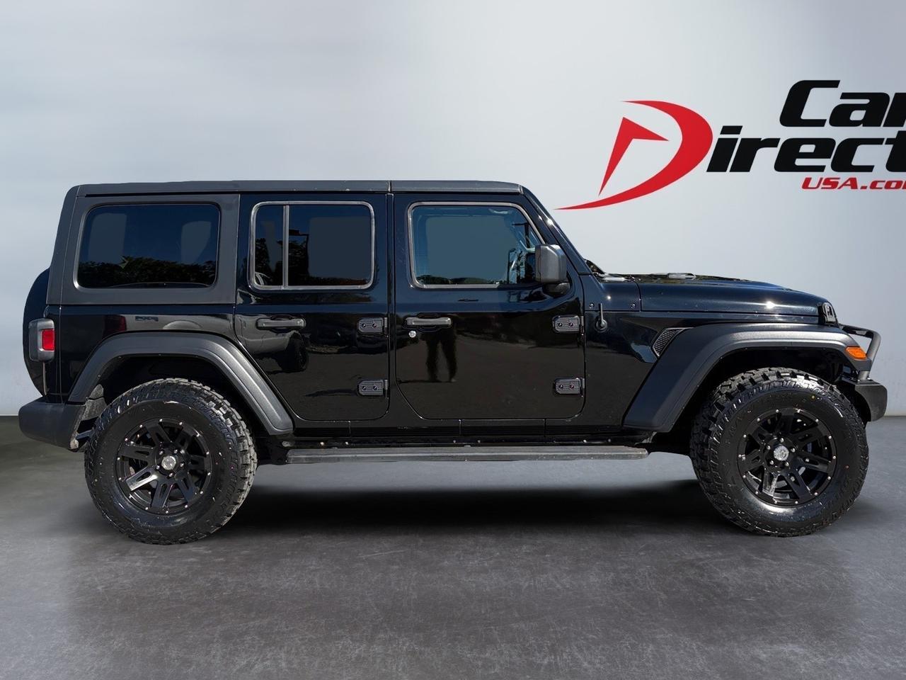 2019 Jeep Wrangler Unlimited Sport S, MT, RUNNING BOARDS, TOW PACKAGE, BACKUP CAMERA, FENDER FLARES, KEYLESS START, HEATED SEATS & STEERING WHEEL, APPLE CARPLAY/ANDROID AUTO, RUGGED RIDGE CUSTOM RIMS, LOW MILES, CLEAN CARFAX, WRANGLE THIS JEEP! Virginia Beach VA