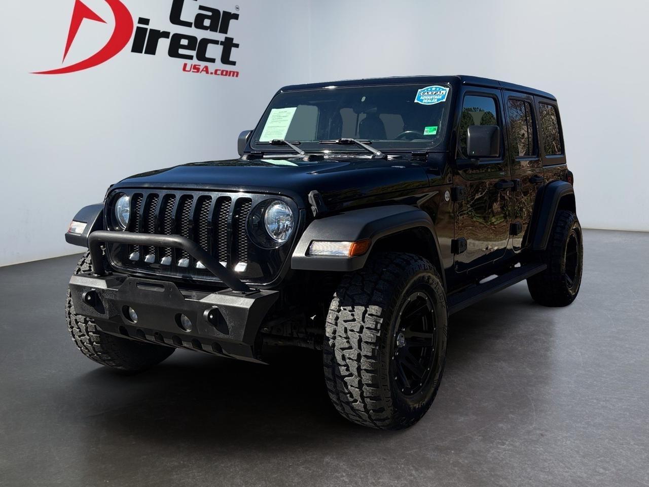 2019 Jeep Wrangler Unlimited Sport S, MT, RUNNING BOARDS, TOW PACKAGE, BACKUP CAMERA, FENDER FLARES, KEYLESS START, HEATED SEATS & STEERING WHEEL, APPLE CARPLAY/ANDROID AUTO, RUGGED RIDGE CUSTOM RIMS, LOW MILES, CLEAN CARFAX, WRANGLE THIS JEEP! Virginia Beach VA