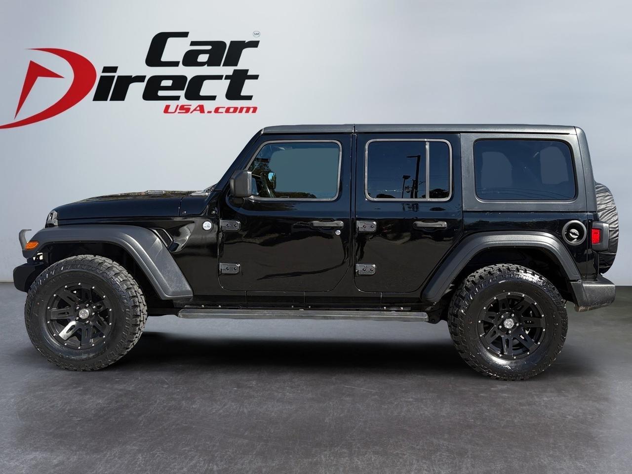 2019 Jeep Wrangler Unlimited Sport S, MT, RUNNING BOARDS, TOW PACKAGE, BACKUP CAMERA, FENDER FLARES, KEYLESS START, HEATED SEATS & STEERING WHEEL, APPLE CARPLAY/ANDROID AUTO, RUGGED RIDGE CUSTOM RIMS, LOW MILES, CLEAN CARFAX, WRANGLE THIS JEEP! Virginia Beach VA