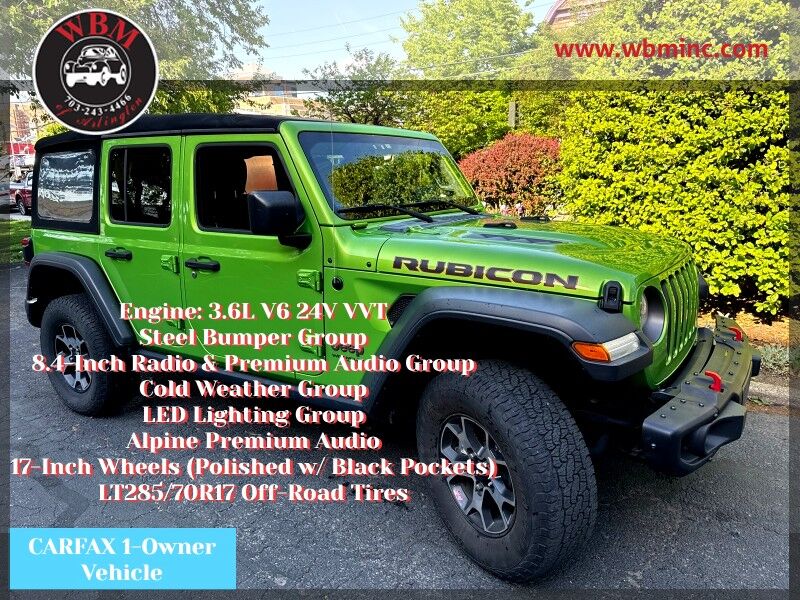2019 Jeep Wrangler Unlimited Unlimited Rubicon 4WD