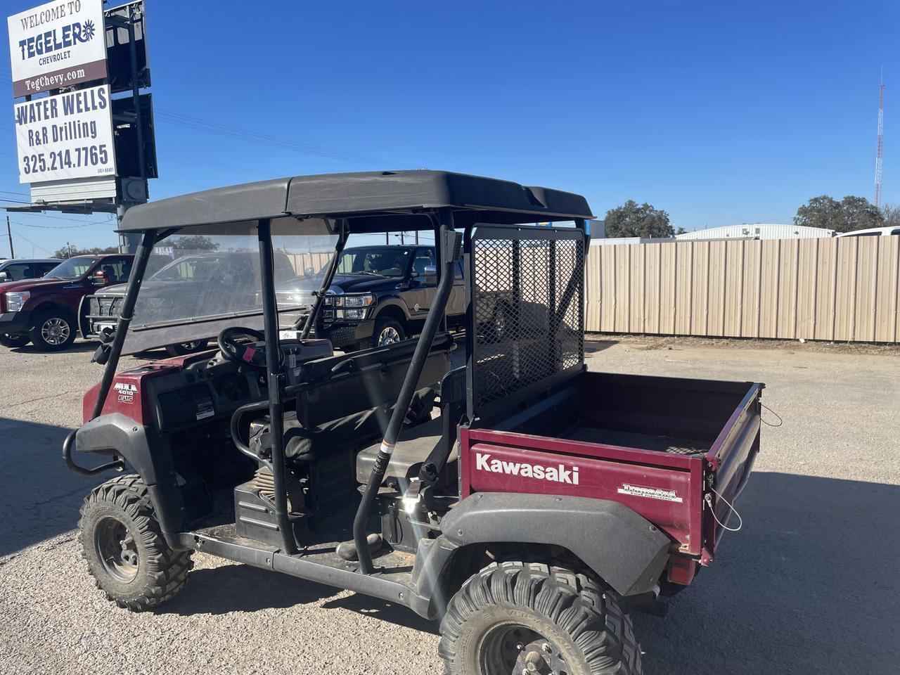 2019 KAWASAKI MULE 4010 TRANS 4X4 Goldthwaite TX