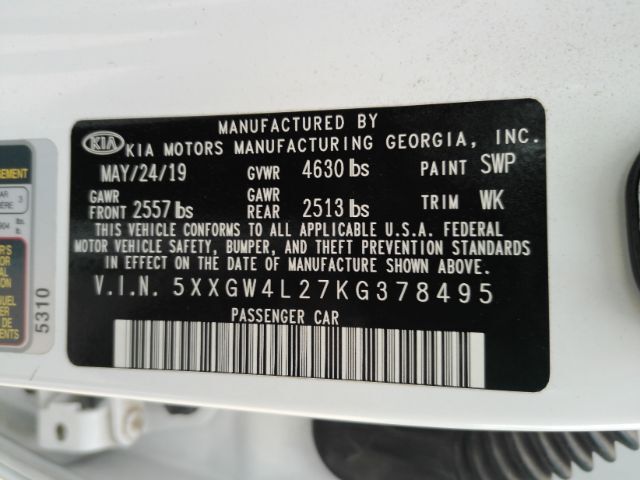 2019 Kia Optima SX Turbo Plano TX