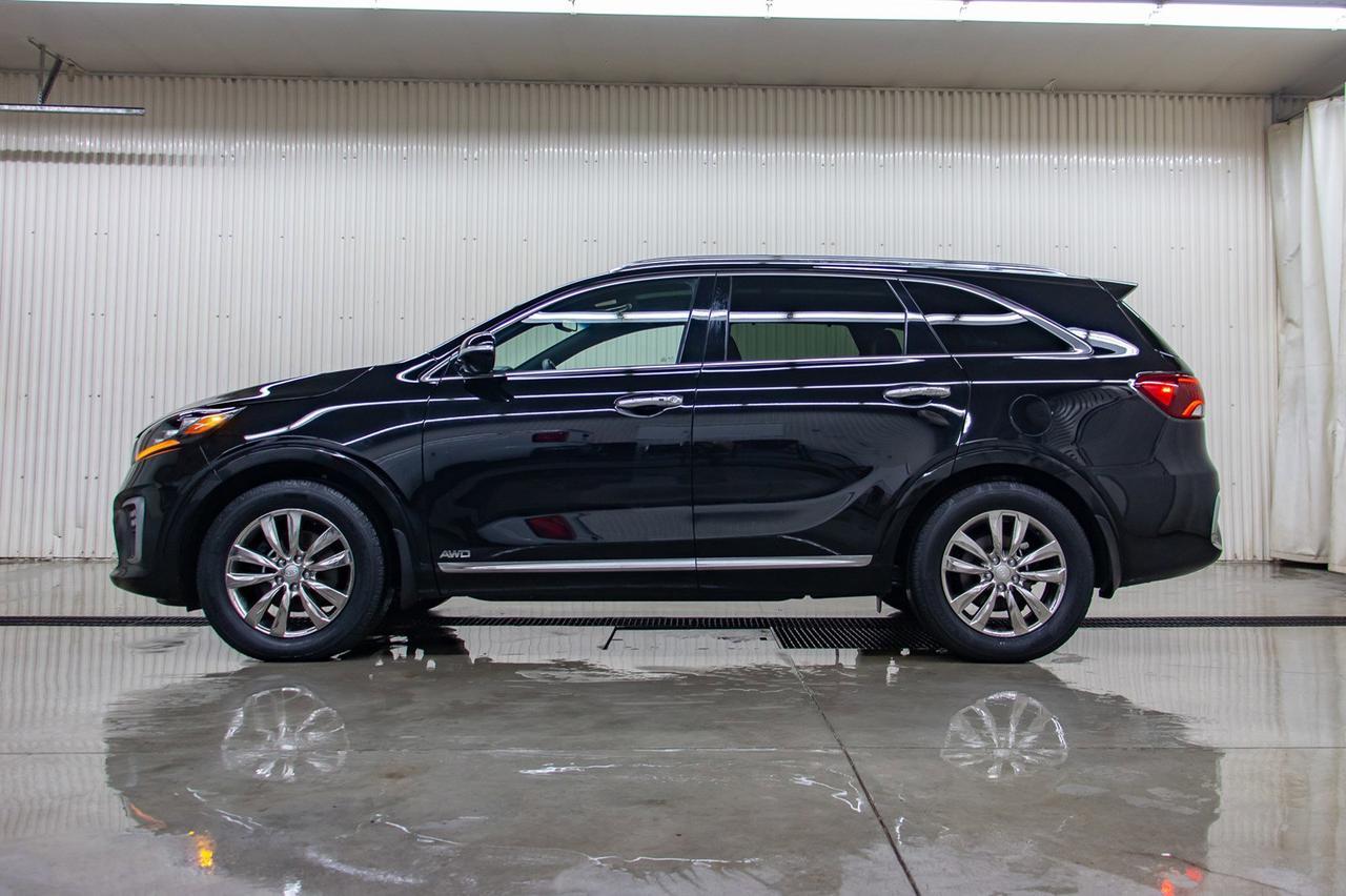 2019 Kia Sorento AWD SXL Limited Leather Roof 3rd Row Seating Red Deer AB