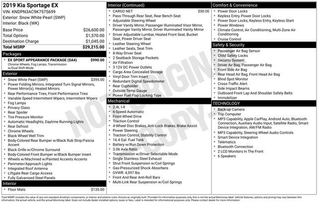 2019 Kia Sportage EX Raleigh NC