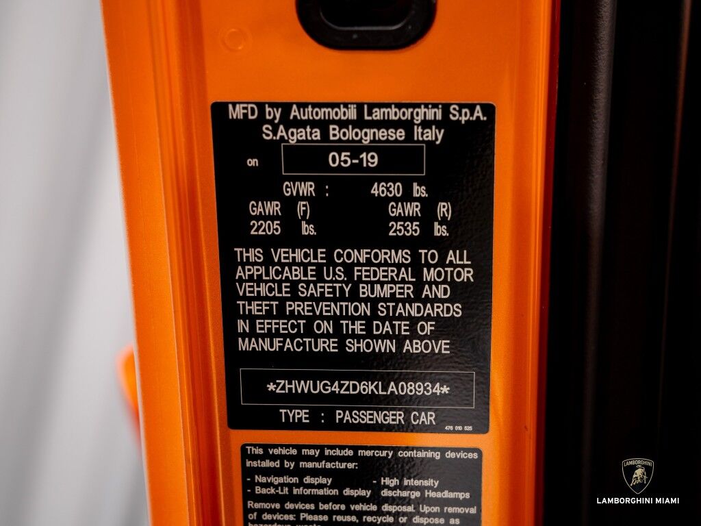 2019 Lamborghini Aventador S North Miami Beach FL