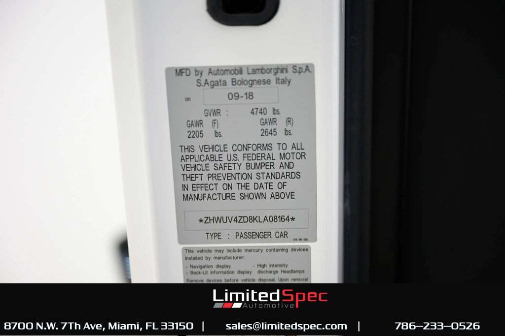 2019 Lamborghini Aventador S S Miami FL