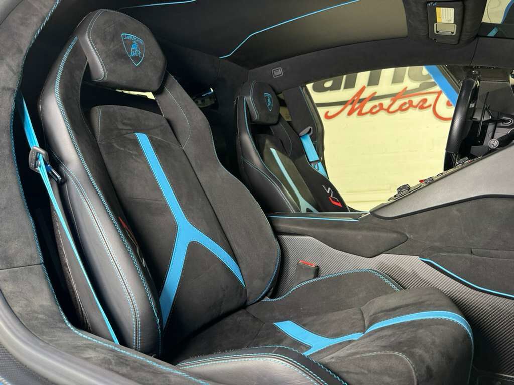 2019 Lamborghini Aventador SVJ Blu Cepheus paint, Ad Personam interior, Sensonum audio, HRE wheels, carbon galore AND MORE!! Fort Lauderdale FL