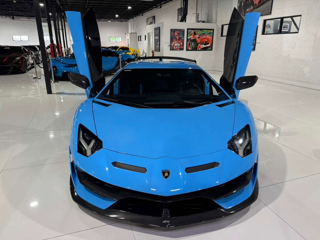 2019 Lamborghini Aventador SVJ Blu Cepheus paint, Ad Personam interior, Sensonum audio, HRE wheels, carbon galore AND MORE!! Fort Lauderdale FL