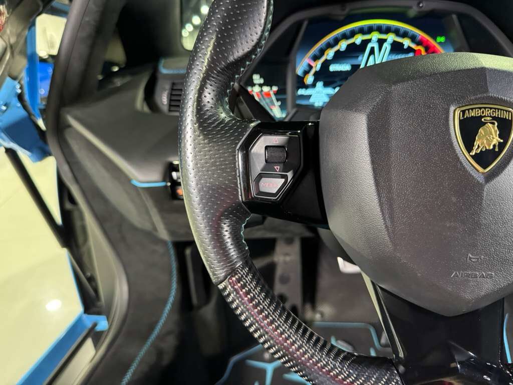 2019 Lamborghini Aventador SVJ Blu Cepheus paint, Ad Personam interior, Sensonum audio, HRE wheels, carbon galore AND MORE!! Fort Lauderdale FL