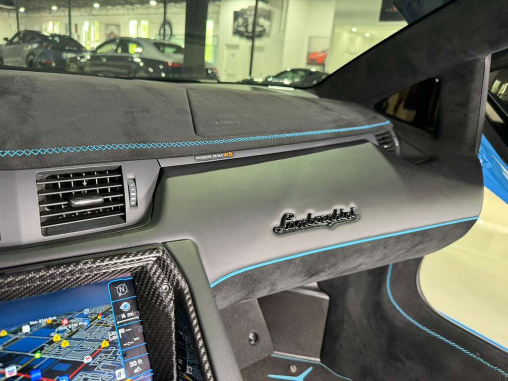 2019 Lamborghini Aventador SVJ Blu Cepheus paint, Ad Personam interior, Sensonum audio, HRE wheels, carbon galore AND MORE!! Fort Lauderdale FL