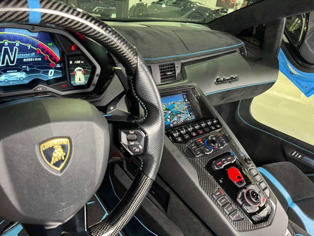 2019 Lamborghini Aventador SVJ Blu Cepheus paint, Ad Personam interior, Sensonum audio, HRE wheels, carbon galore AND MORE!! Fort Lauderdale FL