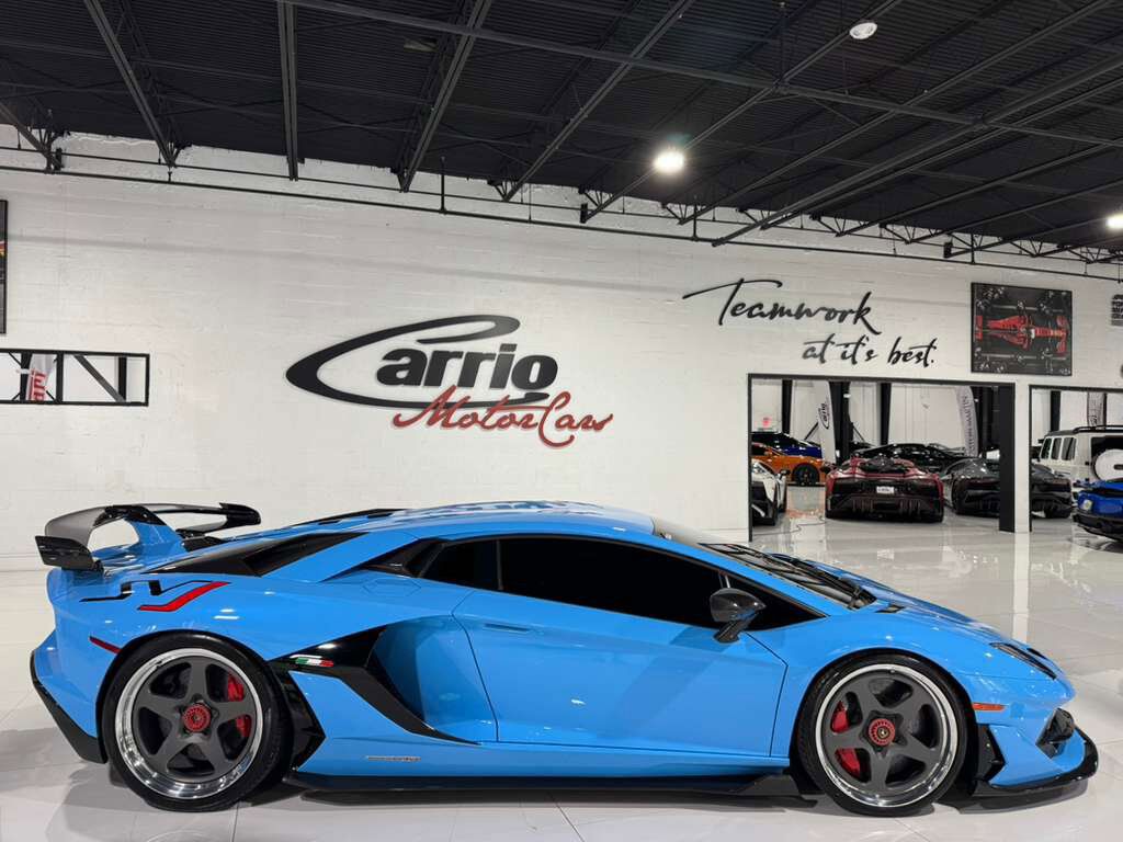 2019 Lamborghini Aventador SVJ Blu Cepheus paint, Ad Personam interior, Sensonum audio, HRE wheels, carbon galore AND MORE!! Fort Lauderdale FL