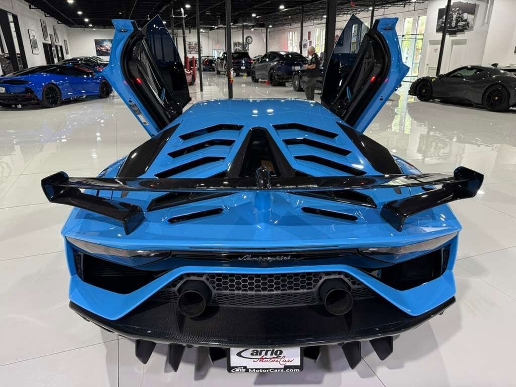 2019 Lamborghini Aventador SVJ Blu Cepheus paint, Ad Personam interior, Sensonum audio, HRE wheels, carbon galore AND MORE!! Fort Lauderdale FL