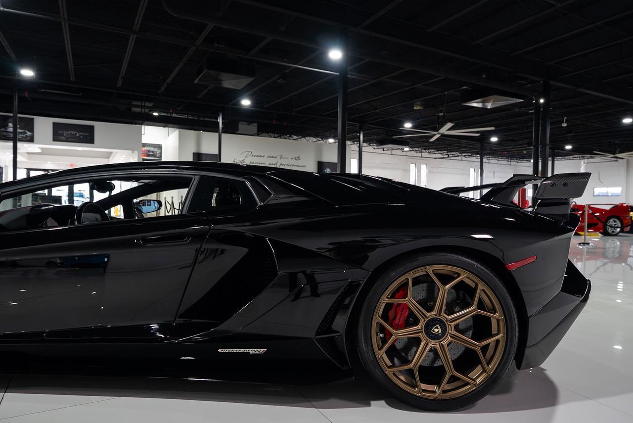 2019 Lamborghini Aventador SVJ Nero Aldebaran paint, Rosso Mars calipers, Ad Personam interior, carbon galore AND MUCH MORE!! Fort Lauderdale FL