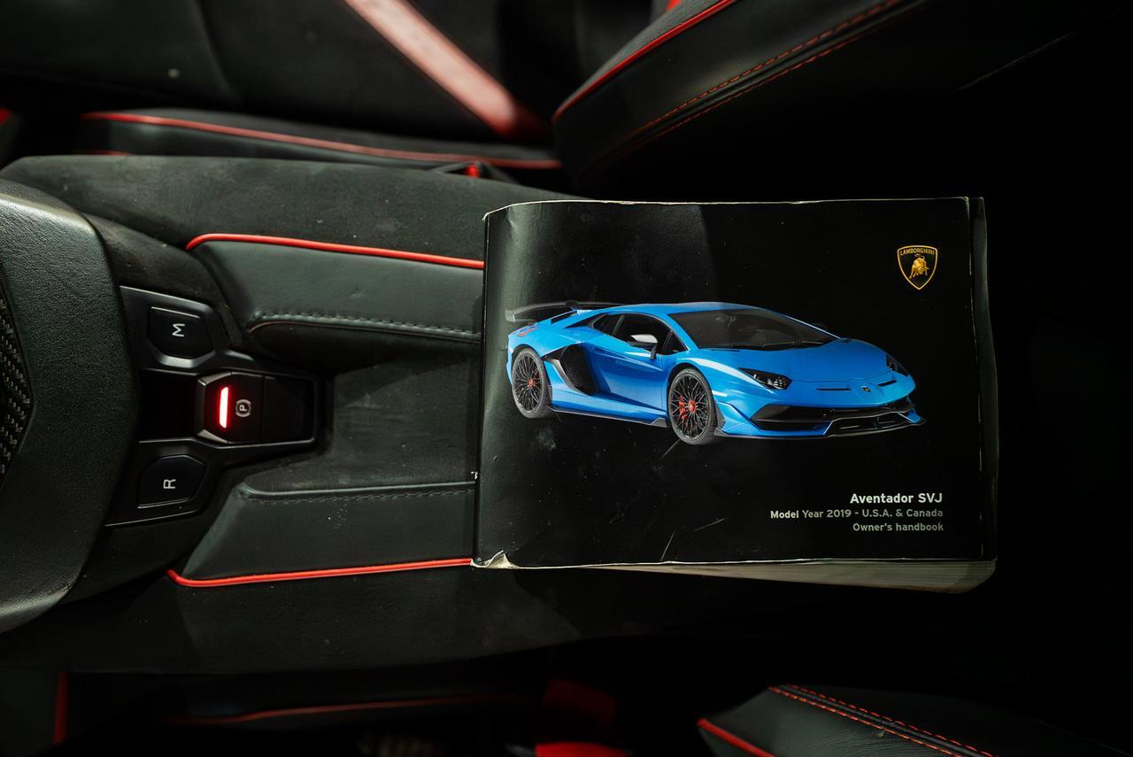 2019 Lamborghini Aventador SVJ Nero Aldebaran paint, Rosso Mars calipers, Ad Personam interior, carbon galore AND MUCH MORE!! Fort Lauderdale FL