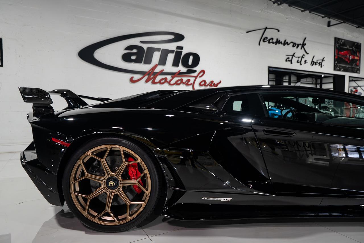 2019 Lamborghini Aventador SVJ Nero Aldebaran paint, Rosso Mars calipers, Ad Personam interior, carbon galore AND MUCH MORE!! Fort Lauderdale FL