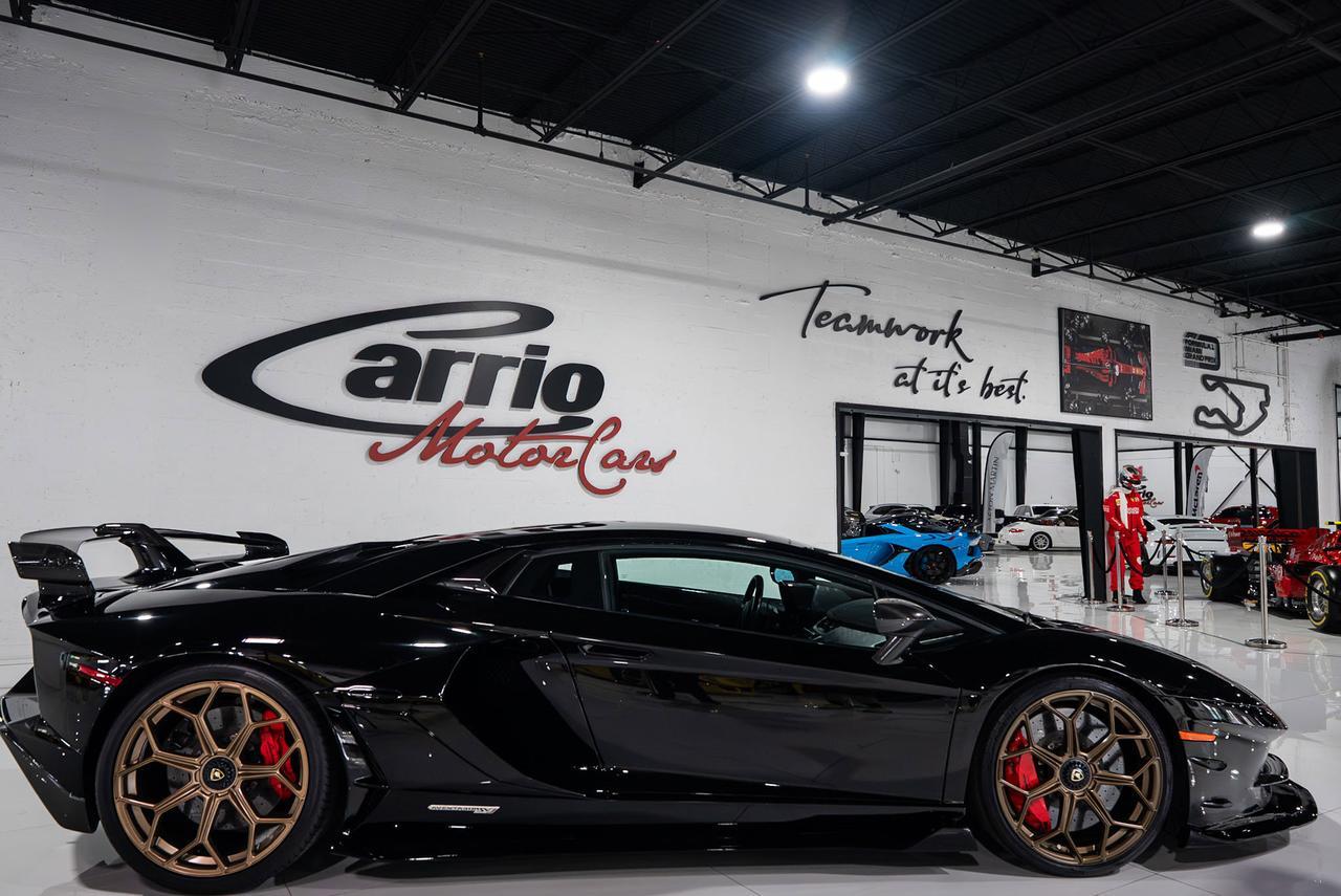 2019 Lamborghini Aventador SVJ Nero Aldebaran paint, Rosso Mars calipers, Ad Personam interior, carbon galore AND MUCH MORE!! Fort Lauderdale FL