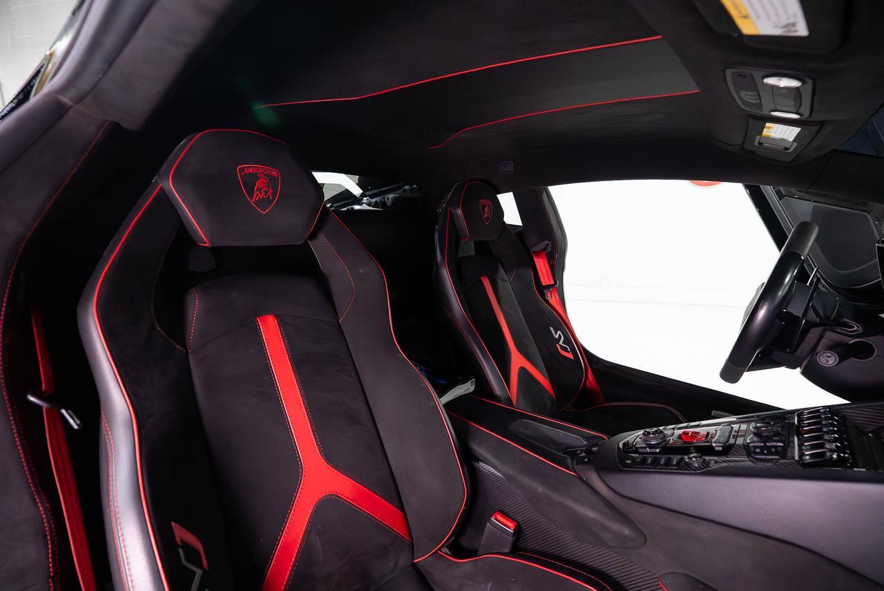 2019 Lamborghini Aventador SVJ Nero Aldebaran paint, Rosso Mars calipers, Ad Personam interior, carbon galore AND MUCH MORE!! Fort Lauderdale FL