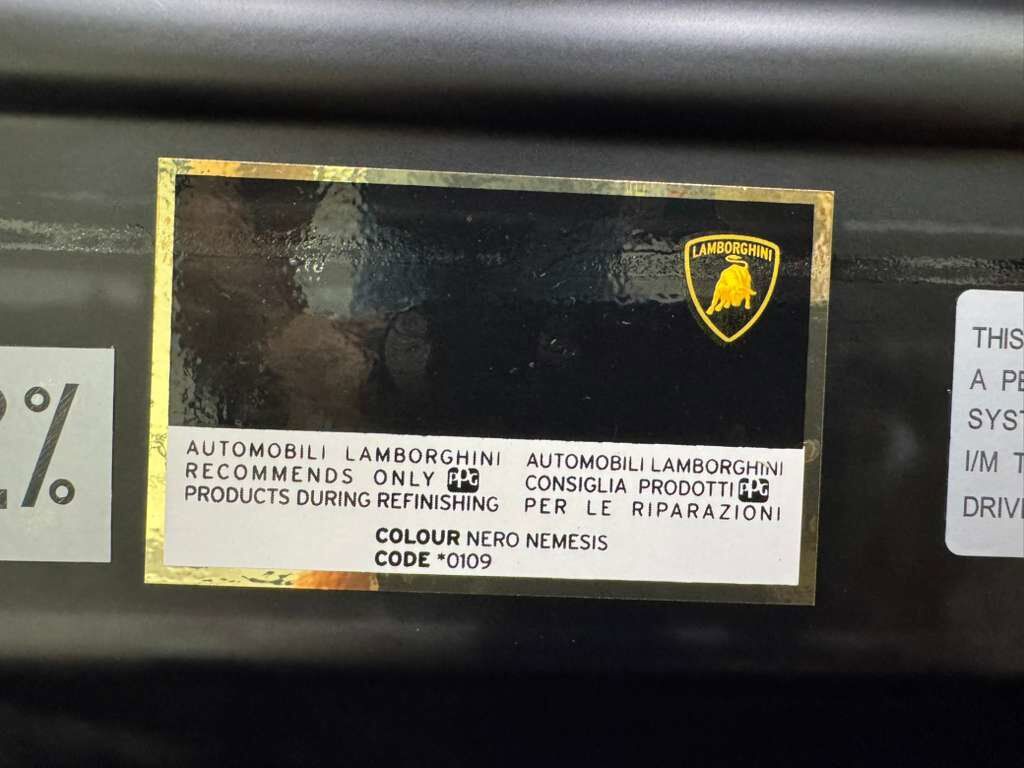 2019 Lamborghini Aventador SVJ Nero Nemesis paint, painted &quot;SVJ&quot;, Ad Personam interior, carbon galore AND MORE!! Fort Lauderdale FL