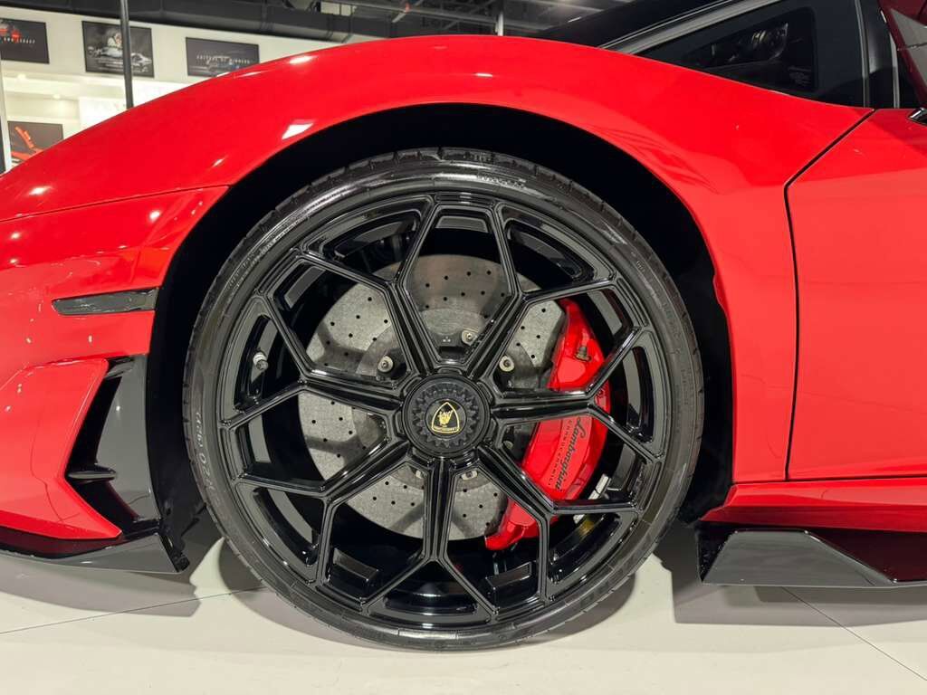 2019 Lamborghini Aventador SVJ Rosso Foco paint,factory two-tone,Ad Personam interior,Sensonum audio,carbon galore AND MORE!! Fort Lauderdale FL