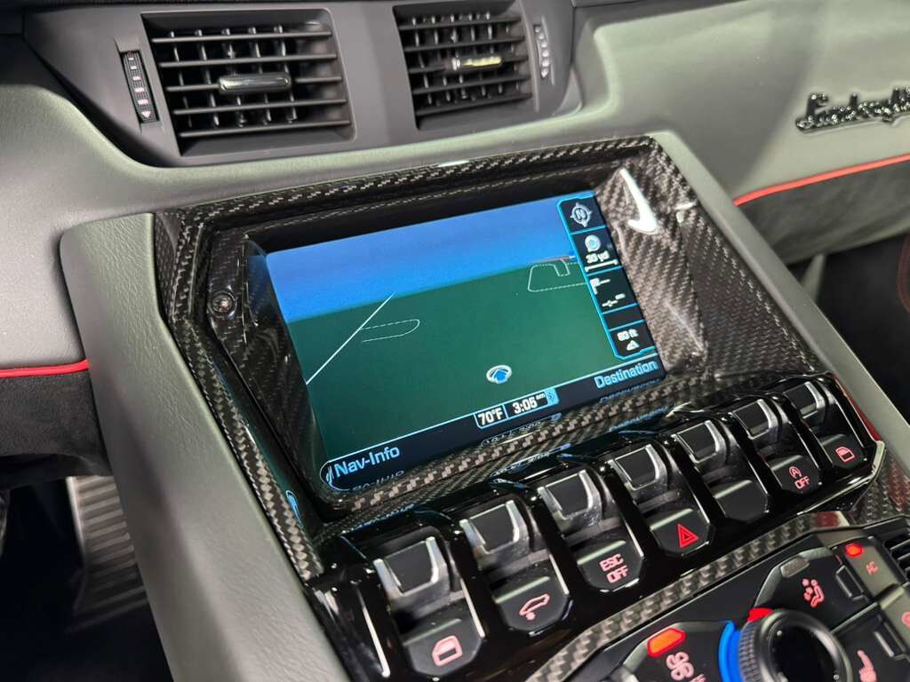 2019 Lamborghini Aventador SVJ Rosso Foco paint,factory two-tone,Ad Personam interior,Sensonum audio,carbon galore AND MORE!! Fort Lauderdale FL