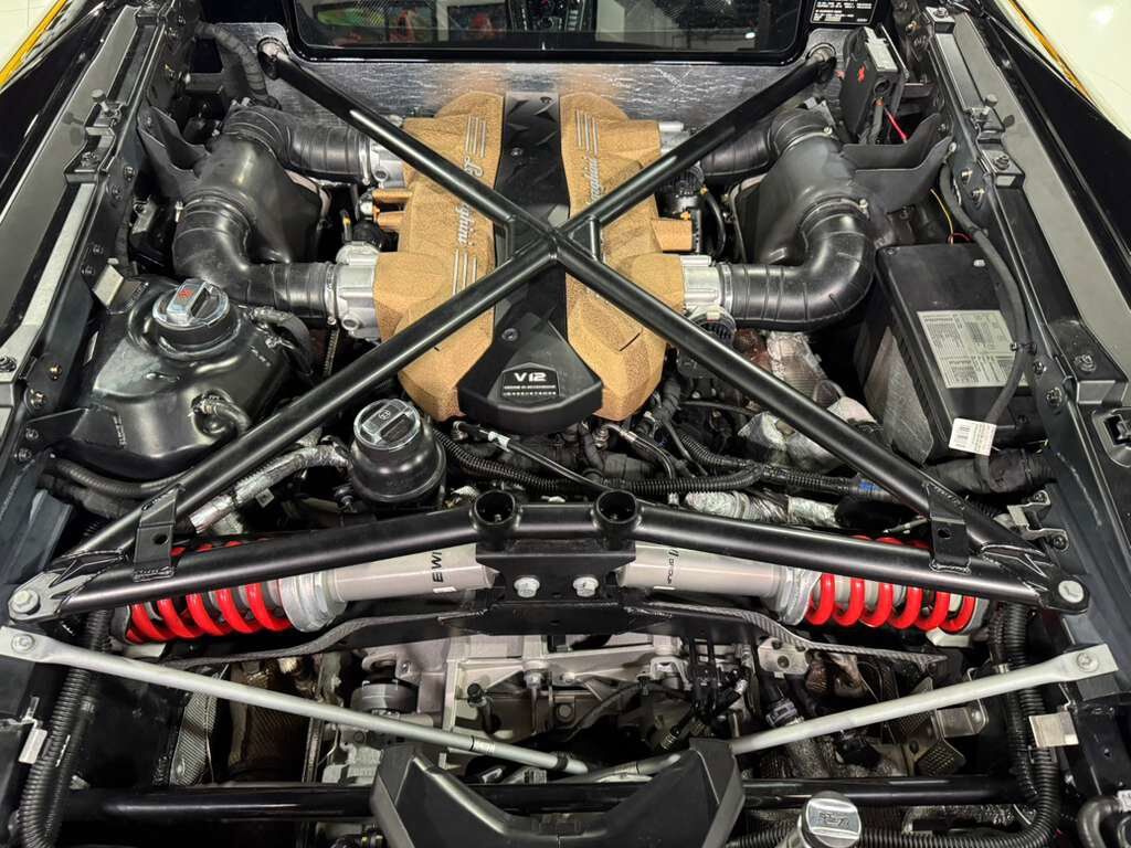 2019 Lamborghini Aventador SVJ Rosso Foco paint,factory two-tone,Ad Personam interior,Sensonum audio,carbon galore AND MORE!! Fort Lauderdale FL