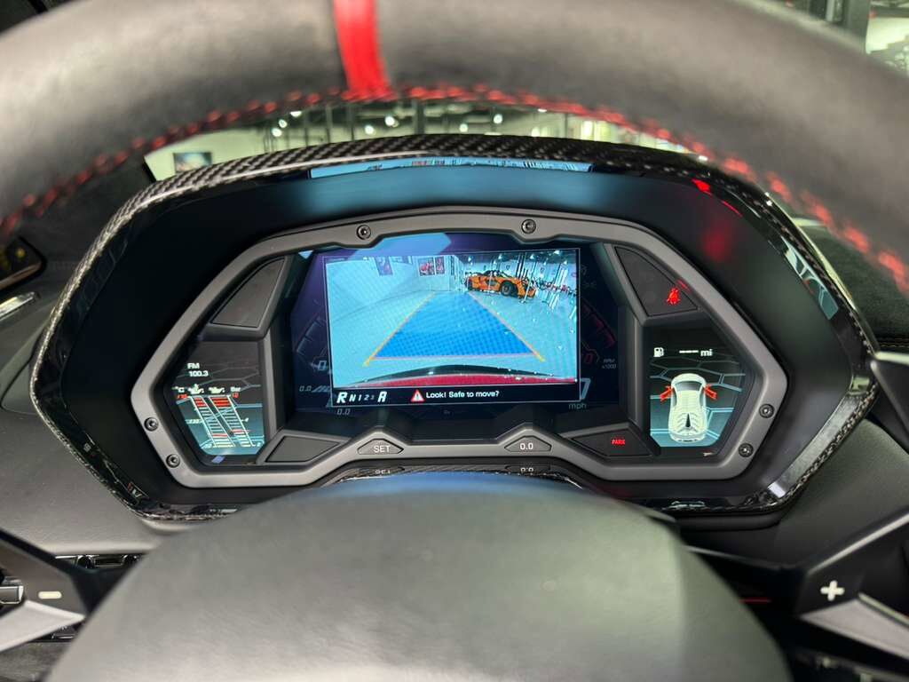 2019 Lamborghini Aventador SVJ Rosso Foco paint,factory two-tone,Ad Personam interior,Sensonum audio,carbon galore AND MORE!! Fort Lauderdale FL