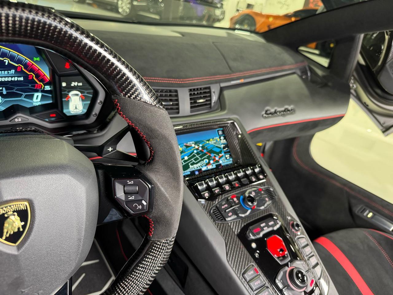 2019 Lamborghini Aventador SVJ TWIN TURBO!! Grigio Titans paint, factory two-tone, Sensonum audio, carbon fiber galore & MORE!! Fort Lauderdale FL