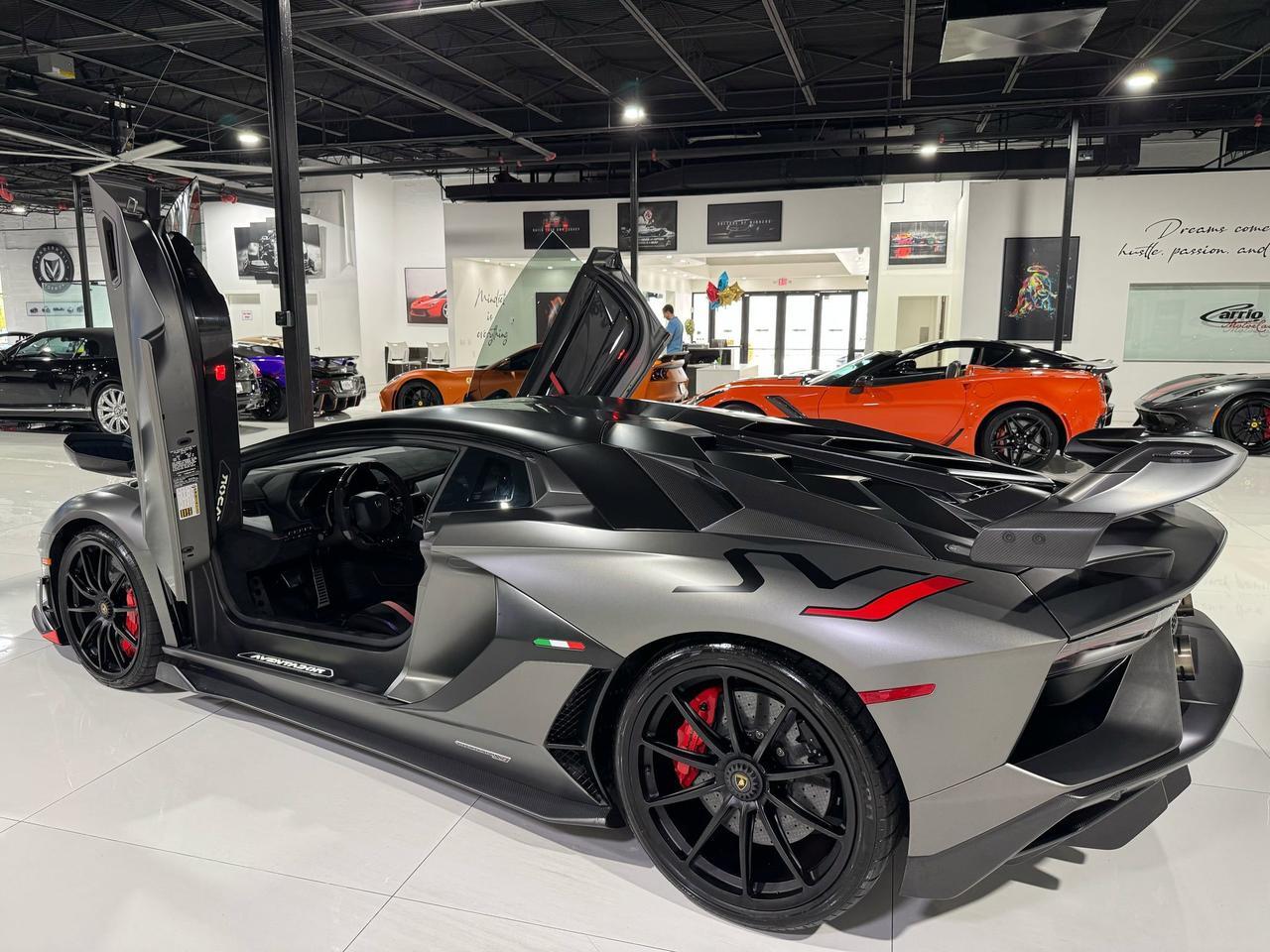 2019 Lamborghini Aventador SVJ TWIN TURBO!! Grigio Titans paint, factory two-tone, Sensonum audio, carbon fiber galore & MORE!! Fort Lauderdale FL