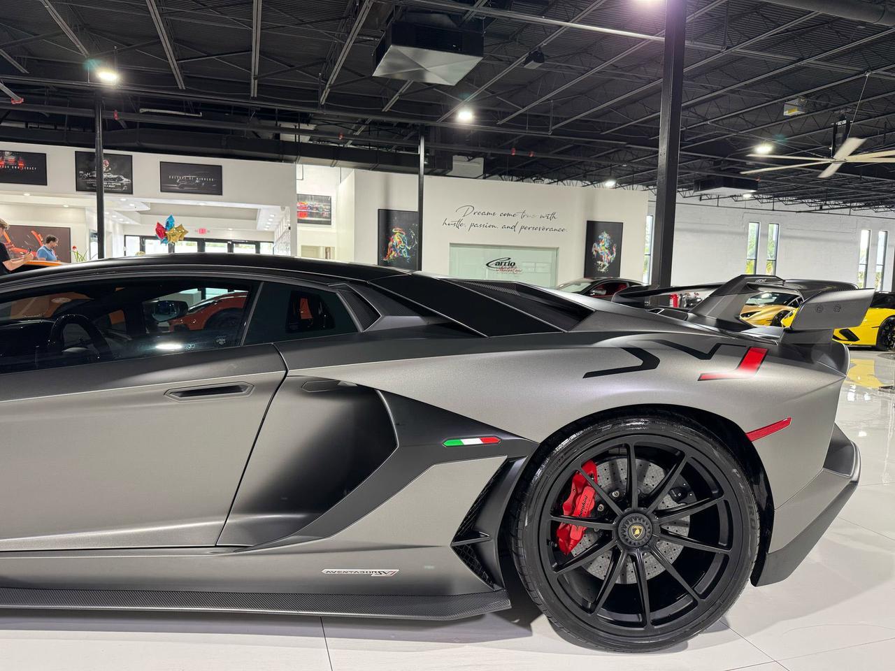2019 Lamborghini Aventador SVJ TWIN TURBO!! Grigio Titans paint, factory two-tone, Sensonum audio, carbon fiber galore & MORE!! Fort Lauderdale FL