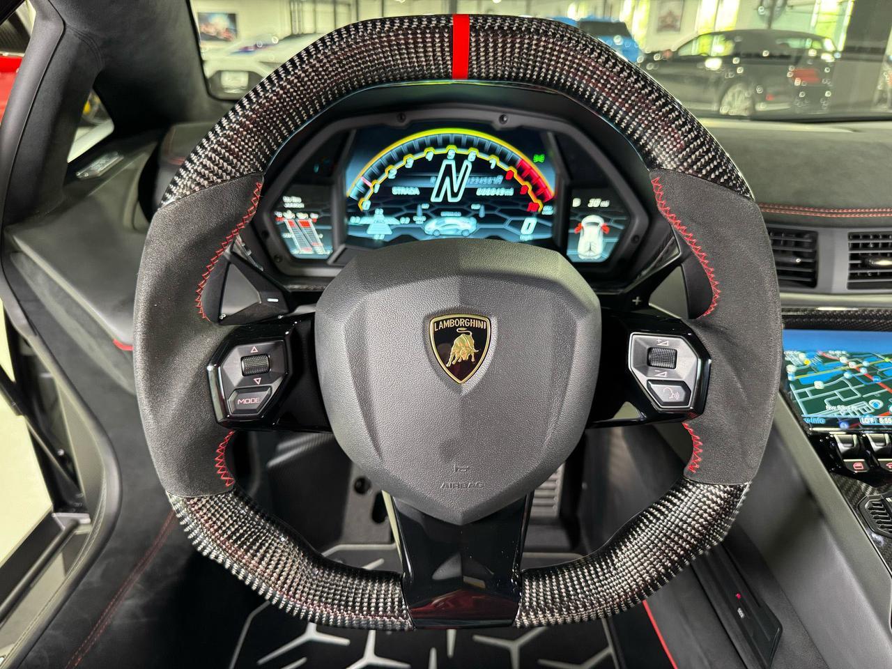 2019 Lamborghini Aventador SVJ TWIN TURBO!! Grigio Titans paint, factory two-tone, Sensonum audio, carbon fiber galore & MORE!! Fort Lauderdale FL