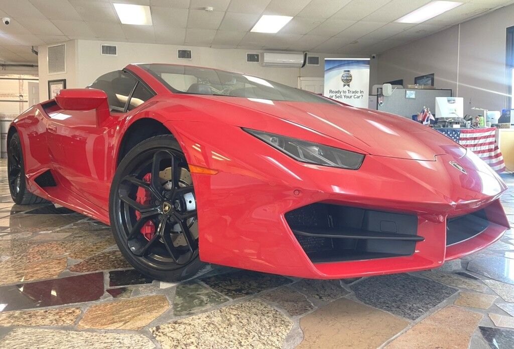 2019 Lamborghini Huracan HURACAN~CONVERTIBLE~LOW MILES!!!!~5.2 V10~CLEAN CARFAX~SERVICED