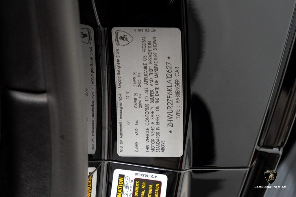 2019 Lamborghini Huracan RWD Spyder North Miami Beach FL