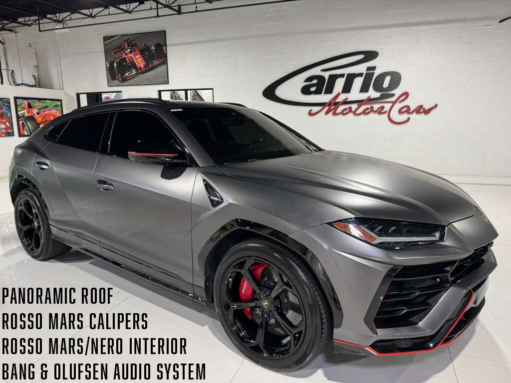 2019 Lamborghini Urus panoramic roof, Rosso Mars calipers/interior, Bang & Olufsen audio system AND MUCH MORE!! Fort Lauderdale FL
